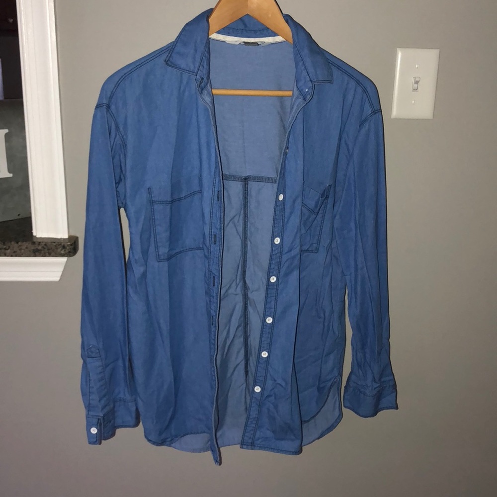 Old navy denim boyfriend shirt